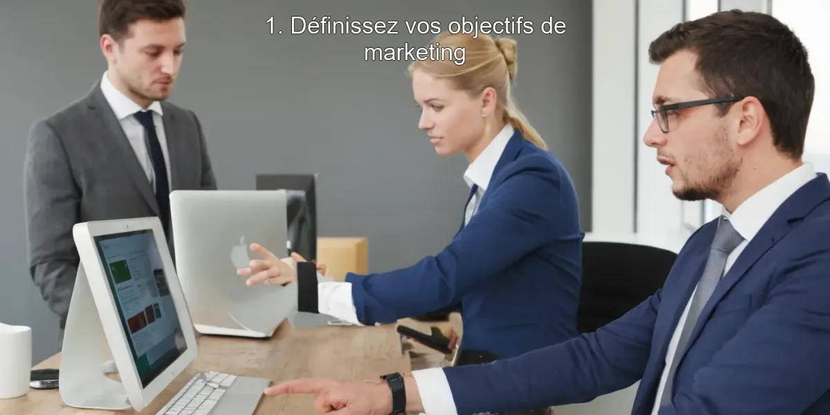 1. Définissez vos objectifs de marketing