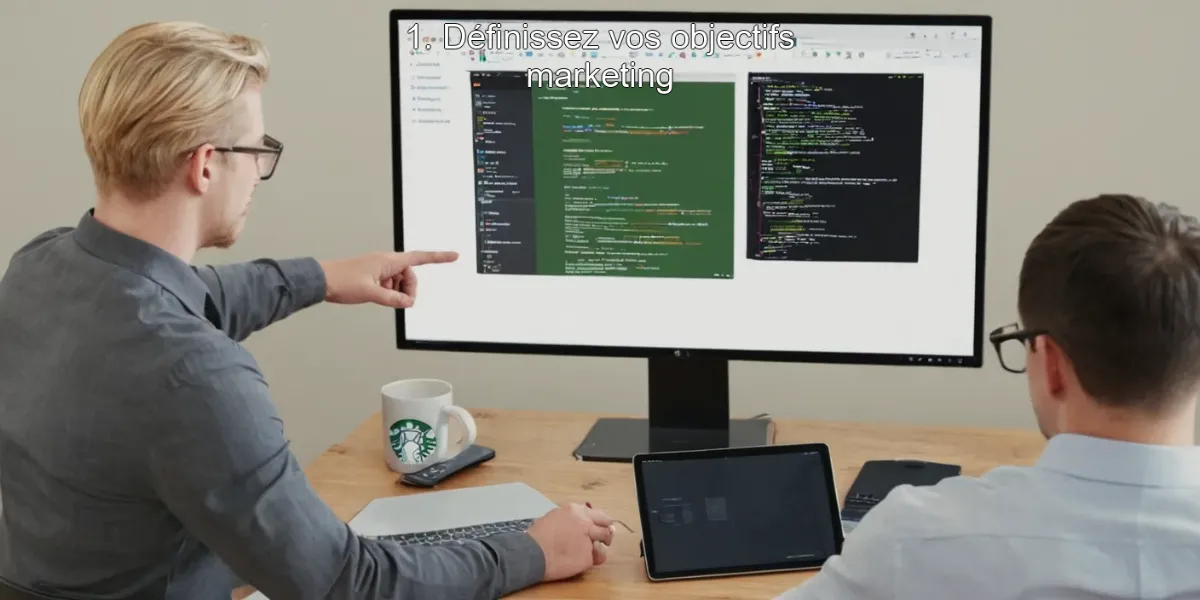 1. Définissez vos objectifs marketing