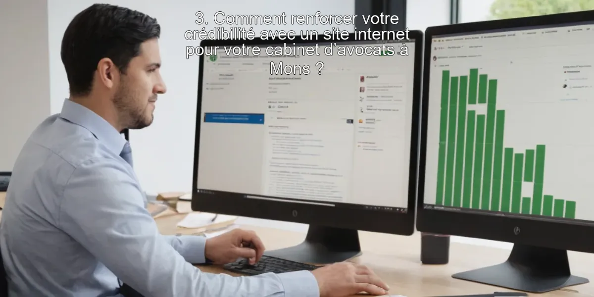 3. Comment renforcer votre crédibilité avec un site internet pour votre cabinet d’avocats à Mons ?