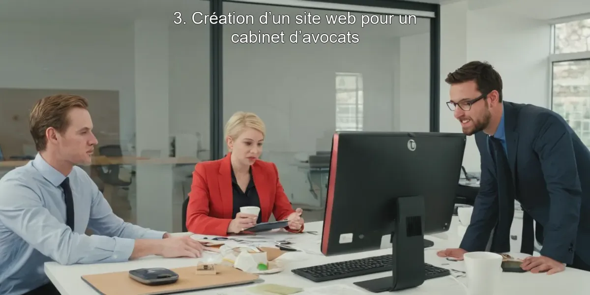 3. Création d’un site web pour un cabinet d’avocats