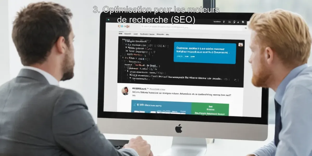 3. Optimisation pour les moteurs de recherche (SEO)