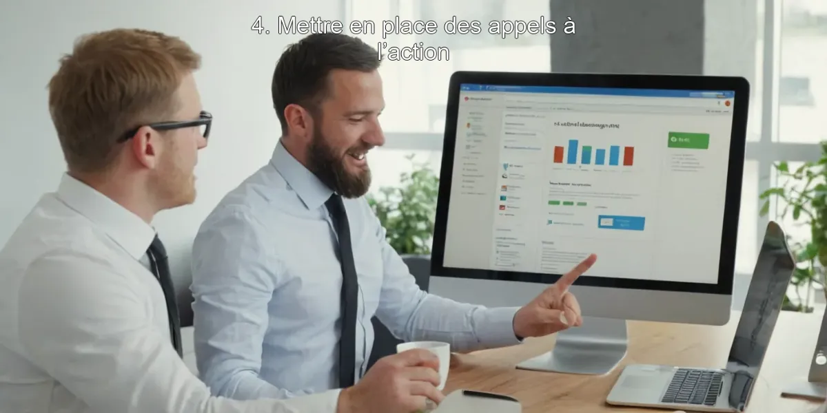 4. Mettre en place des appels à l’action