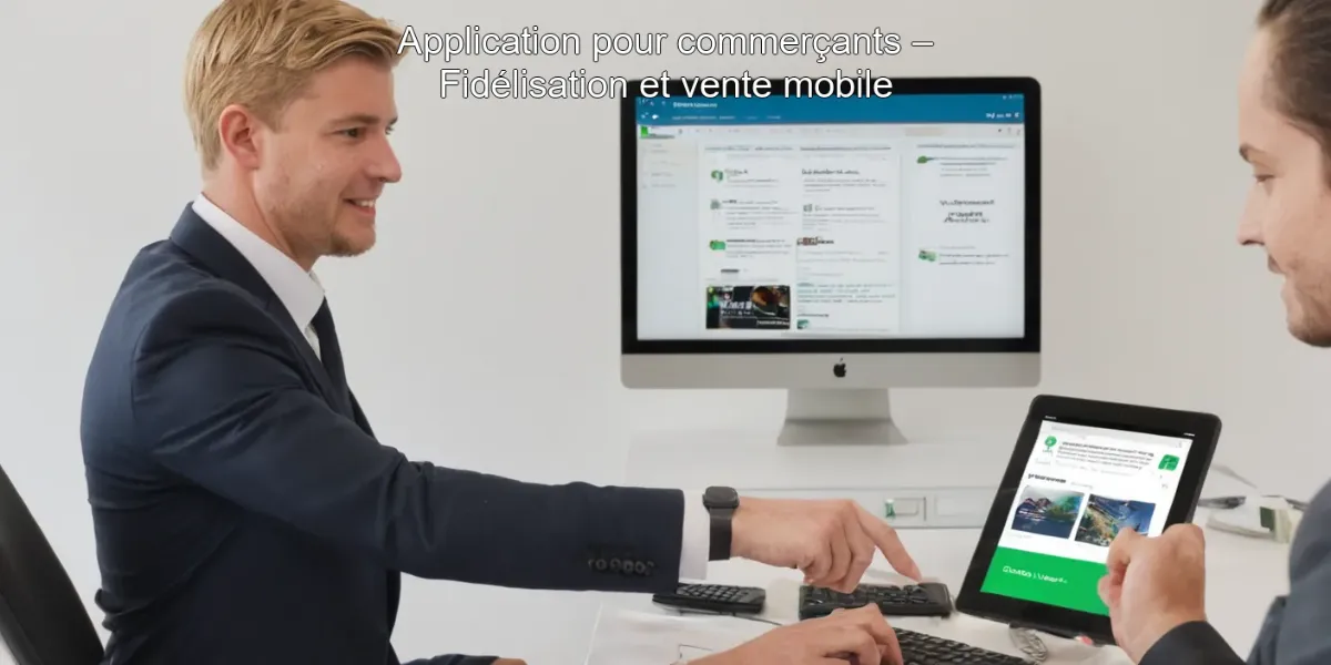 Application pour commerçants – Fidélisation et vente mobile