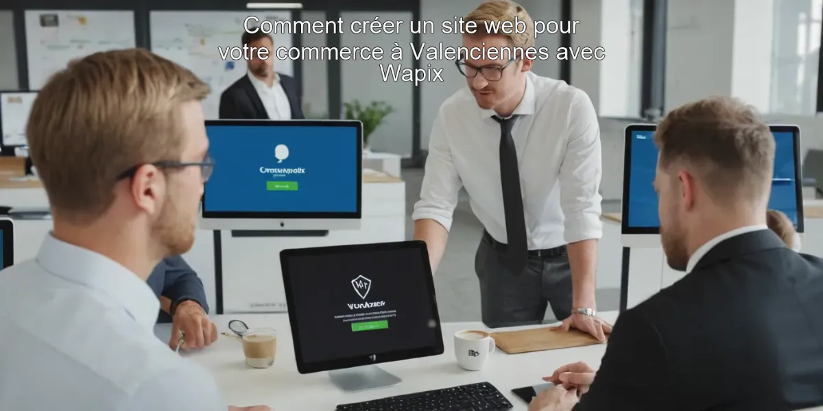 Comment créer un site web pour votre commerce à Valenciennes avec Wapix