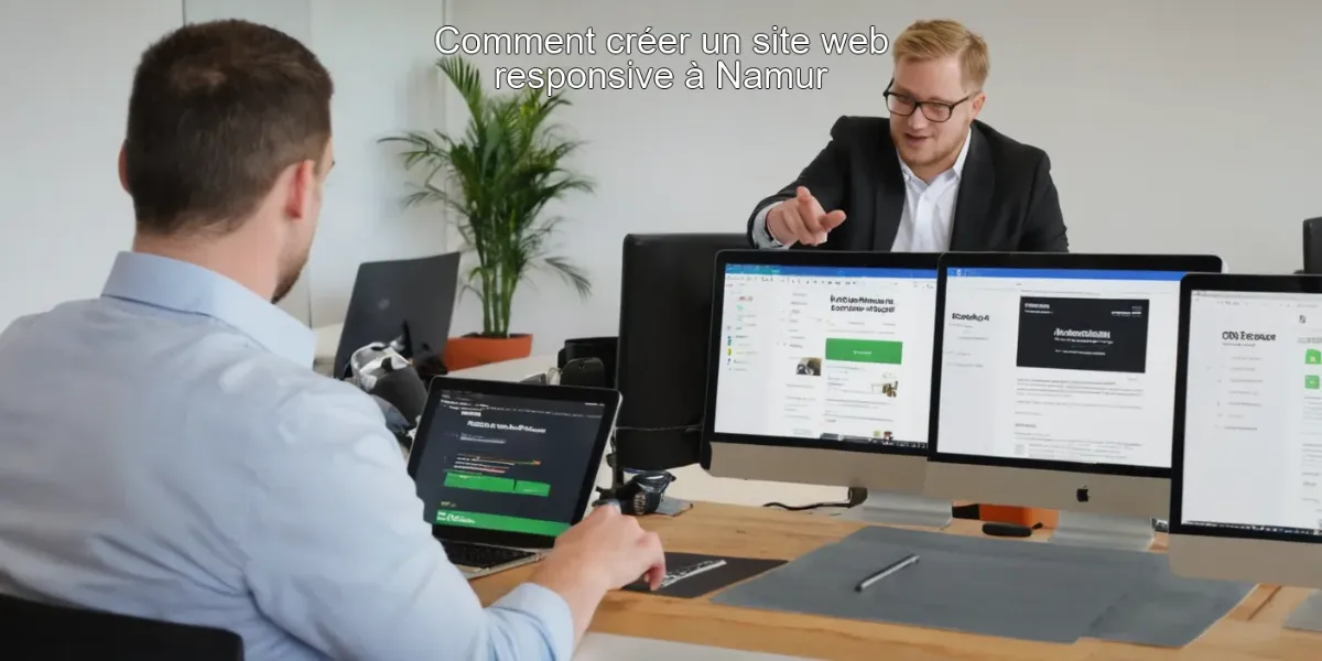 Comment créer un site web responsive à Namur