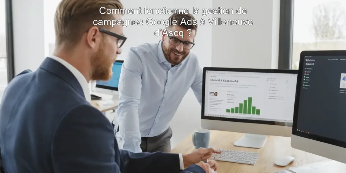 Comment fonctionne la gestion de campagnes Google Ads à Villeneuve d’Ascq ?