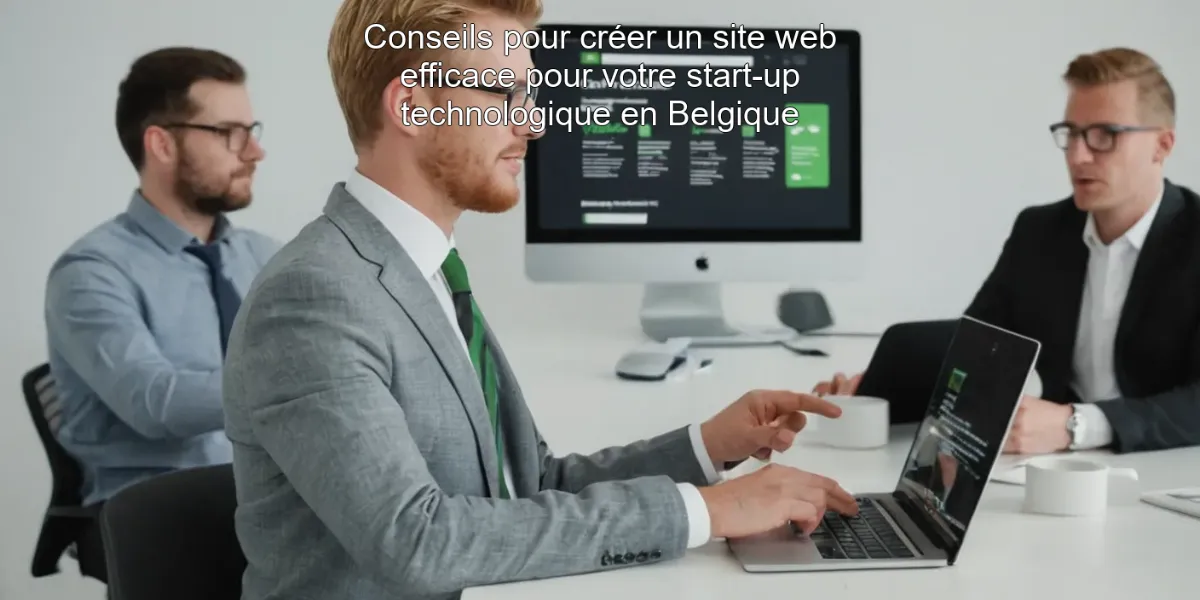Conseils pour créer un site web efficace pour votre start-up technologique en Belgique