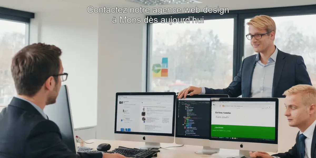 Contactez notre agence web design à Mons dès aujourd’hui