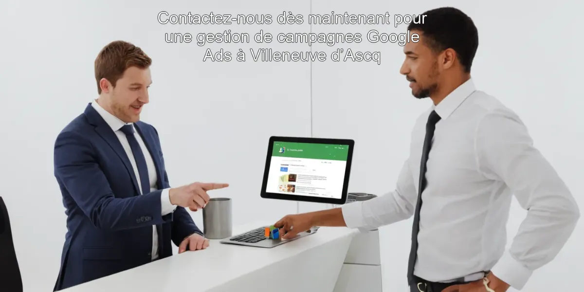 Contactez-nous dès maintenant pour une gestion de campagnes Google Ads à Villeneuve d’Ascq