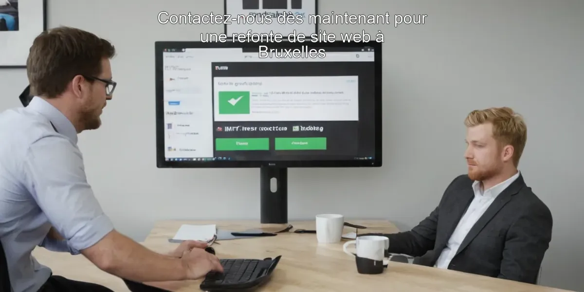 Contactez-nous dès maintenant pour une refonte de site web à Bruxelles