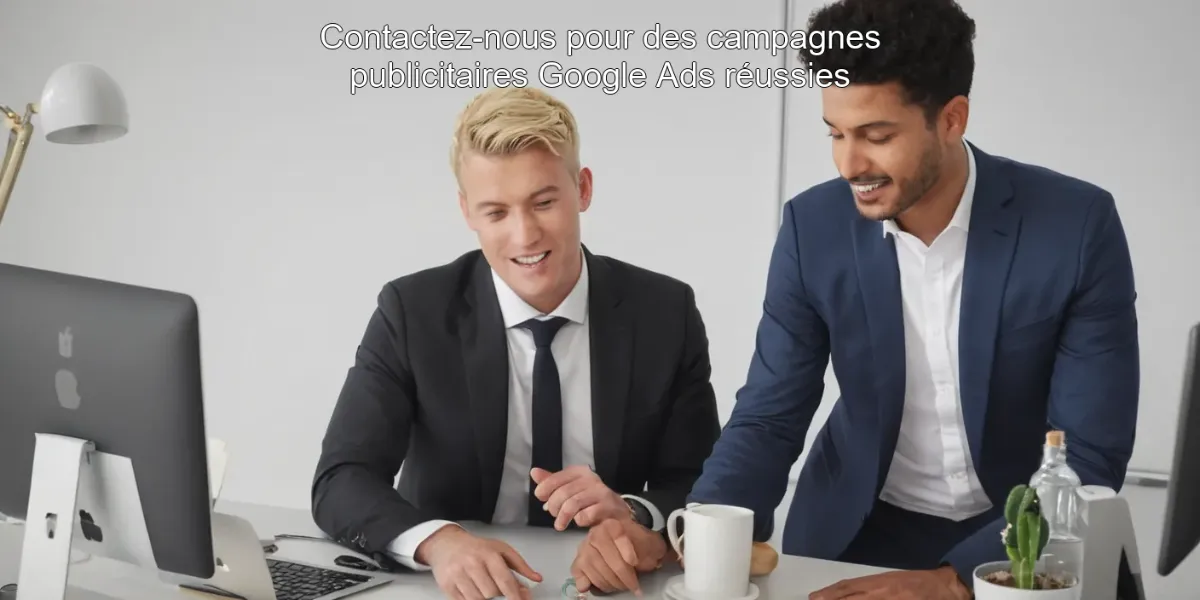 Contactez-nous pour des campagnes publicitaires Google Ads réussies