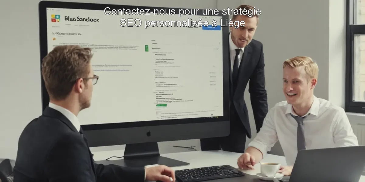 Contactez-nous pour une stratégie SEO personnalisée à Liège