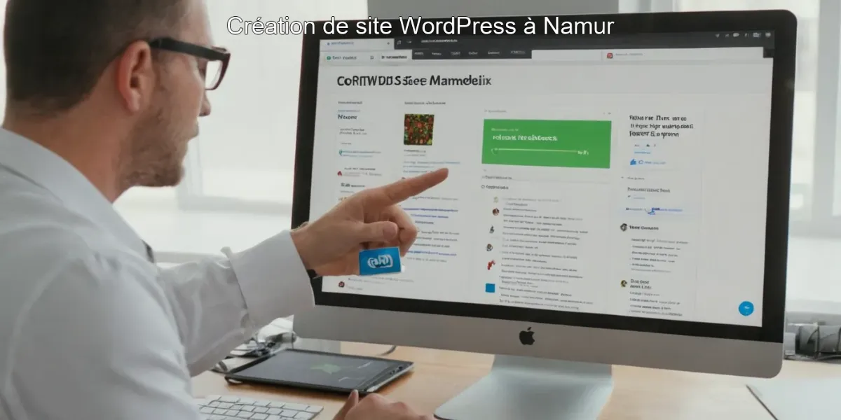 Création de site WordPress à Namur