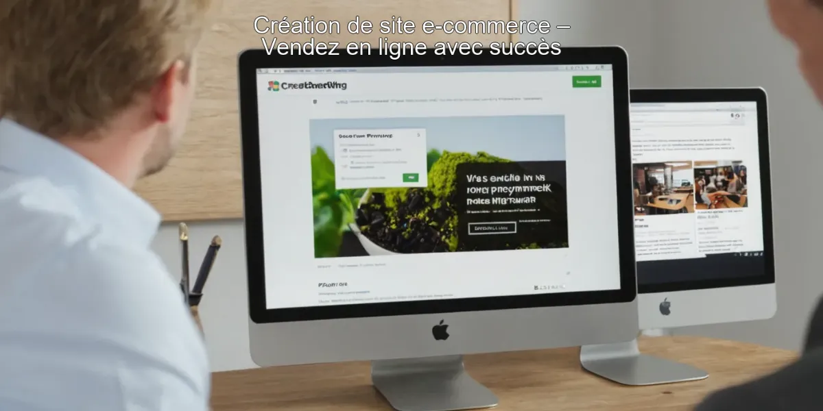 Création de site e-commerce – Vendez en ligne avec succès