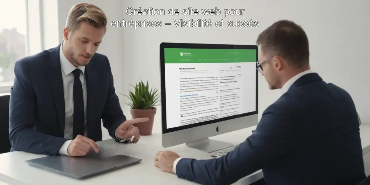 Création de site web pour entreprises – Visibilité et succès