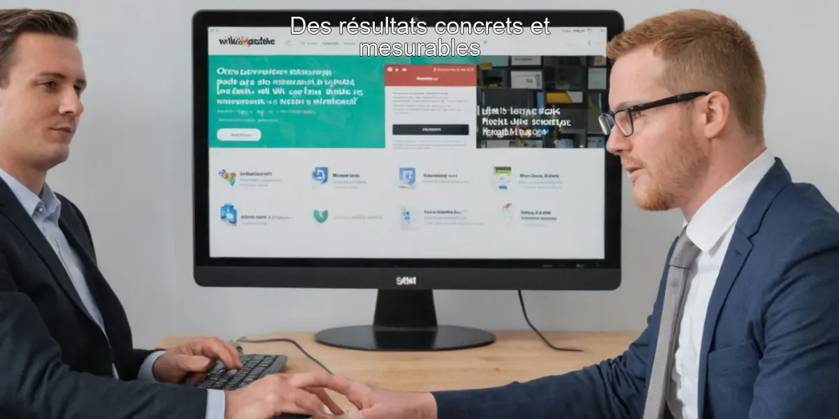 Des résultats concrets et mesurables