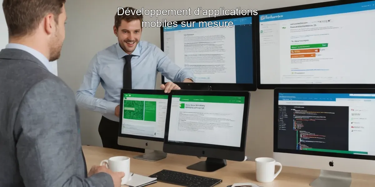 Développement d’applications mobiles sur mesure