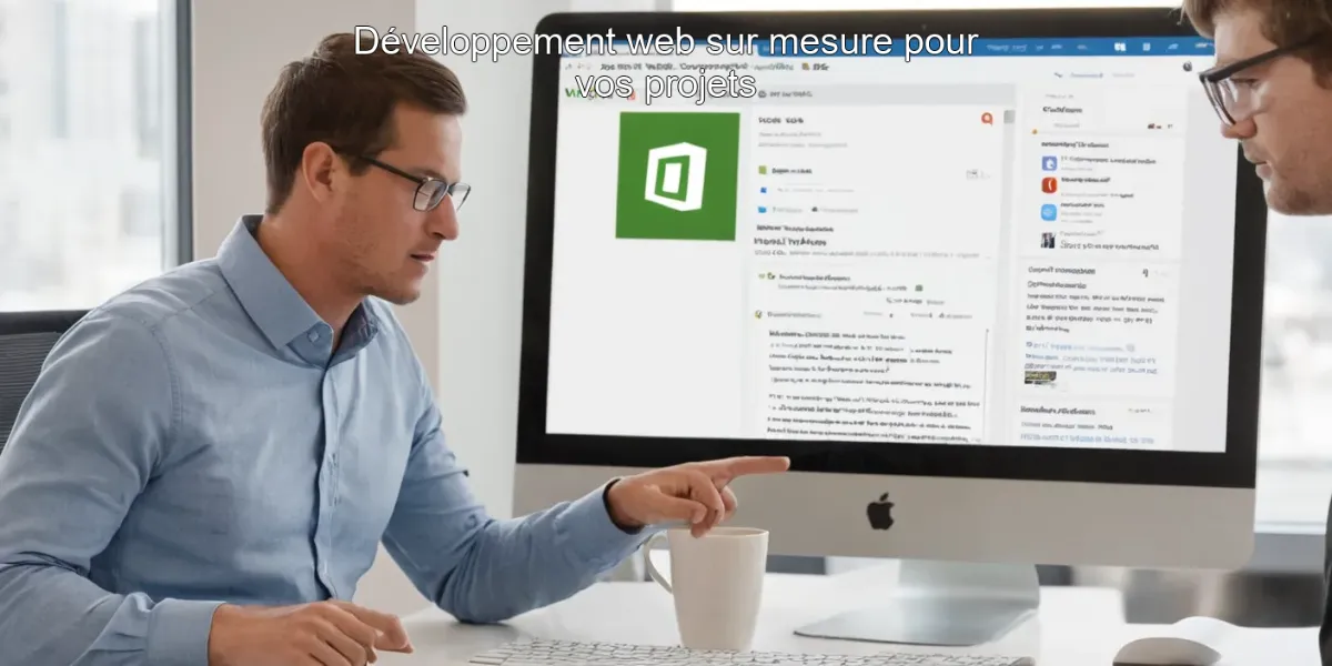 Développement web sur mesure pour vos projets