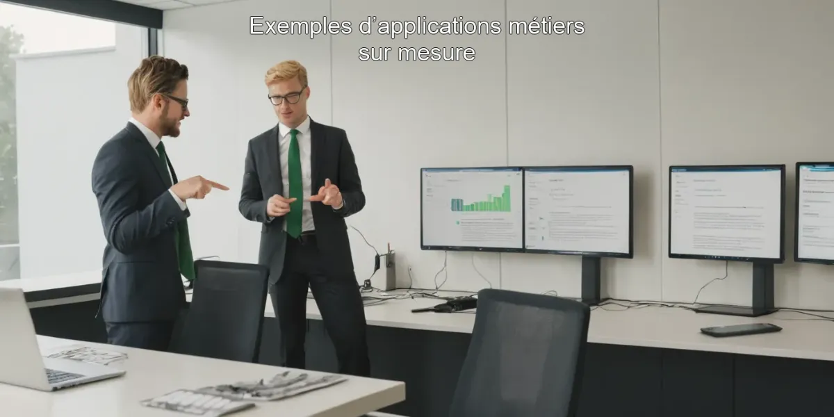 Exemples d’applications métiers sur mesure