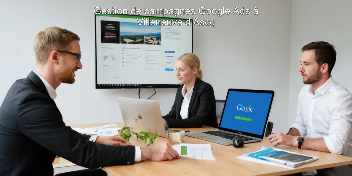 Gestion de campagnes Google Ads à Villeneuve d’Ascq