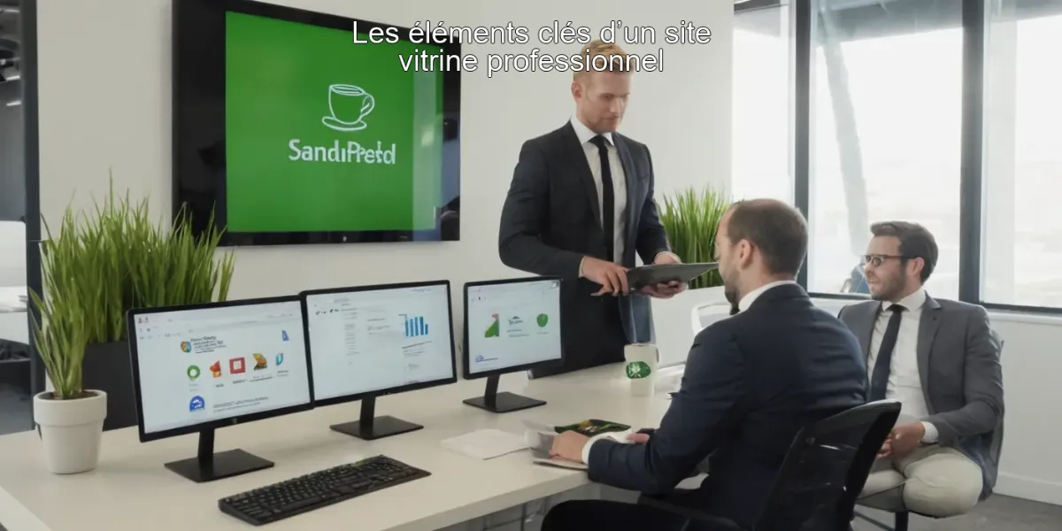 Les éléments clés d’un site vitrine professionnel
