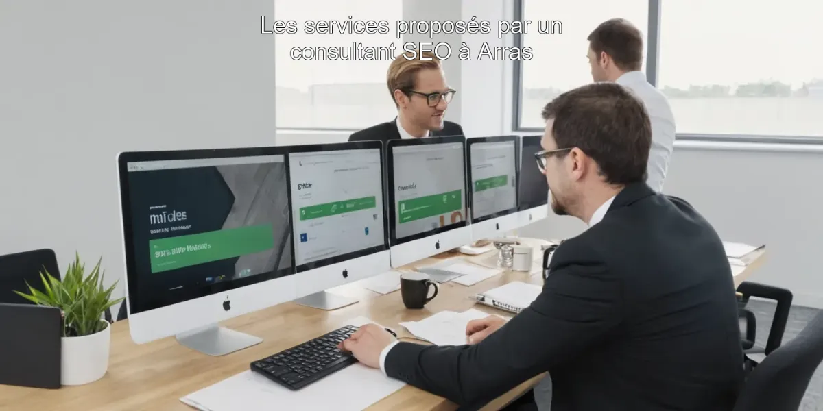 Les services proposés par un consultant SEO à Arras