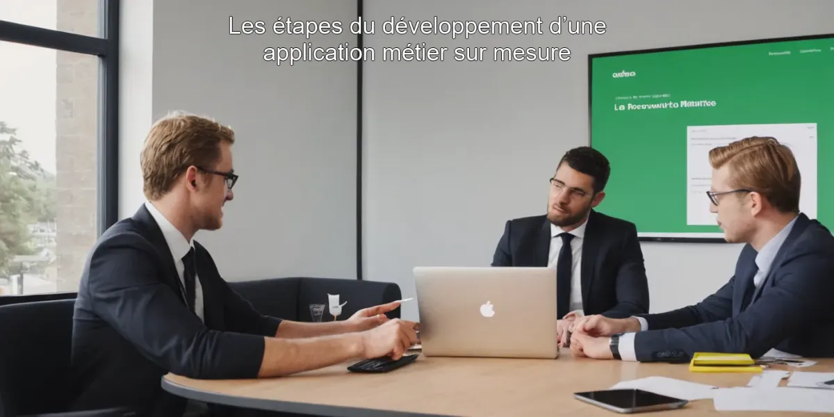 Les étapes du développement d’une application métier sur mesure