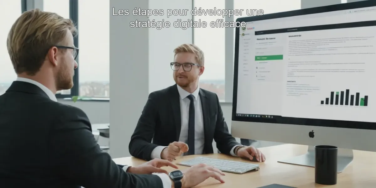 Les étapes pour développer une stratégie digitale efficace