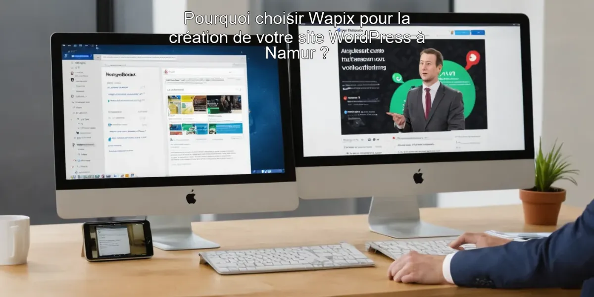 Pourquoi choisir Wapix pour la création de votre site WordPress à Namur ?