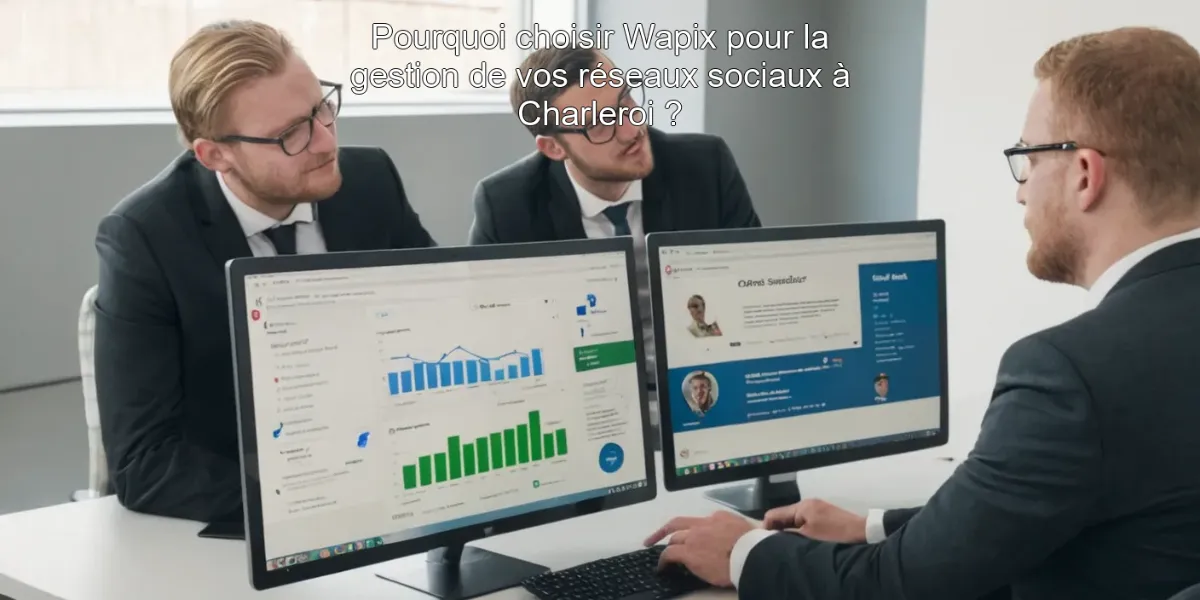 Pourquoi choisir Wapix pour la gestion de vos réseaux sociaux à Charleroi ?