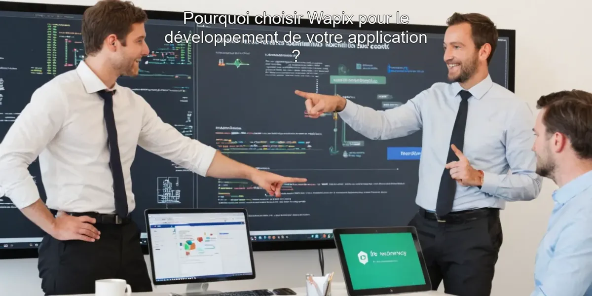 Pourquoi choisir Wapix pour le développement de votre application ?