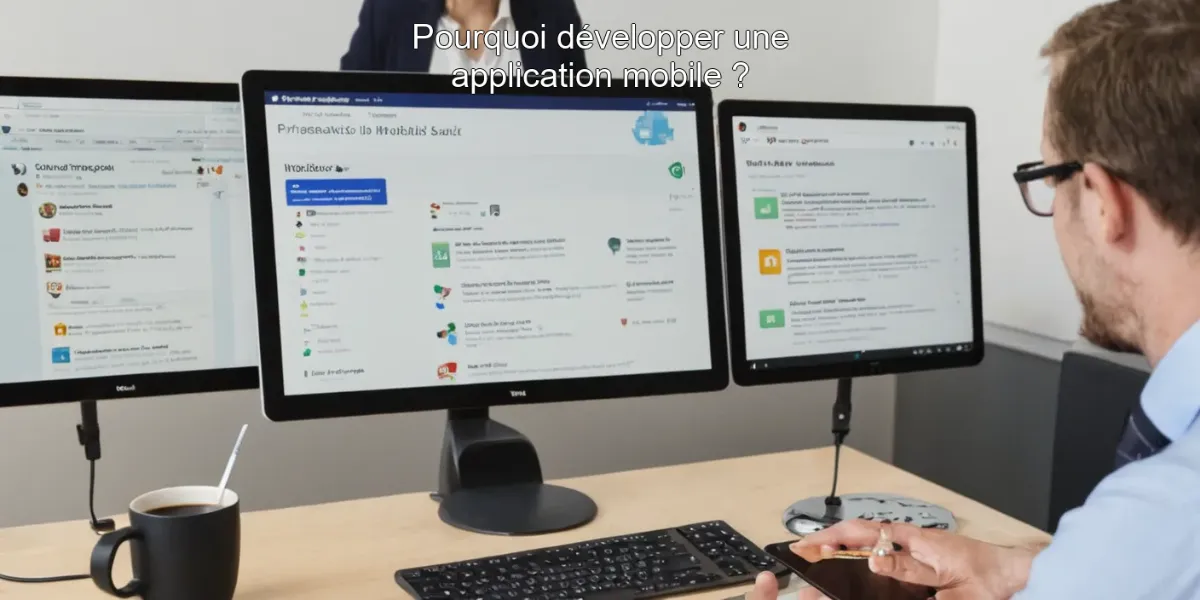 Pourquoi développer une application mobile ?