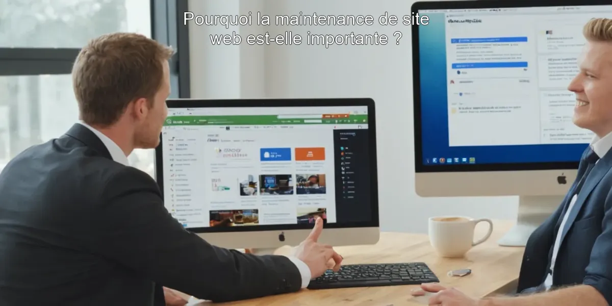 Pourquoi la maintenance de site web est-elle importante ?