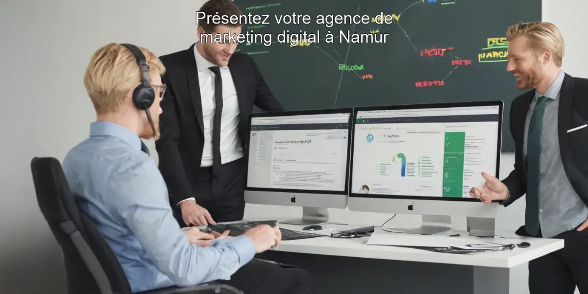 Présentez votre agence de marketing digital à Namur