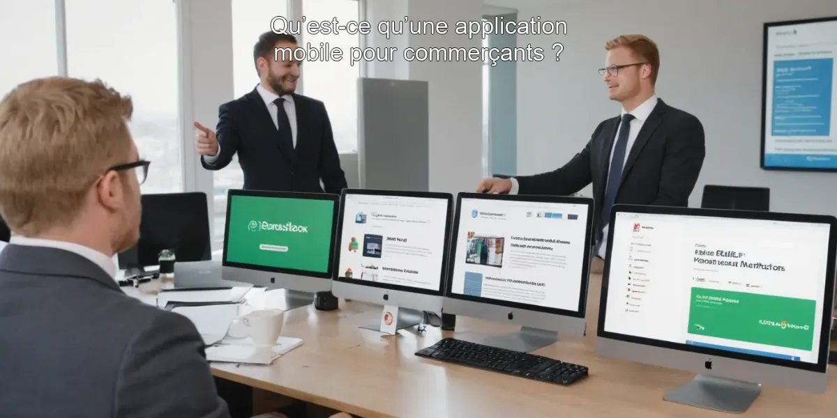 Qu’est-ce qu’une application mobile pour commerçants ?