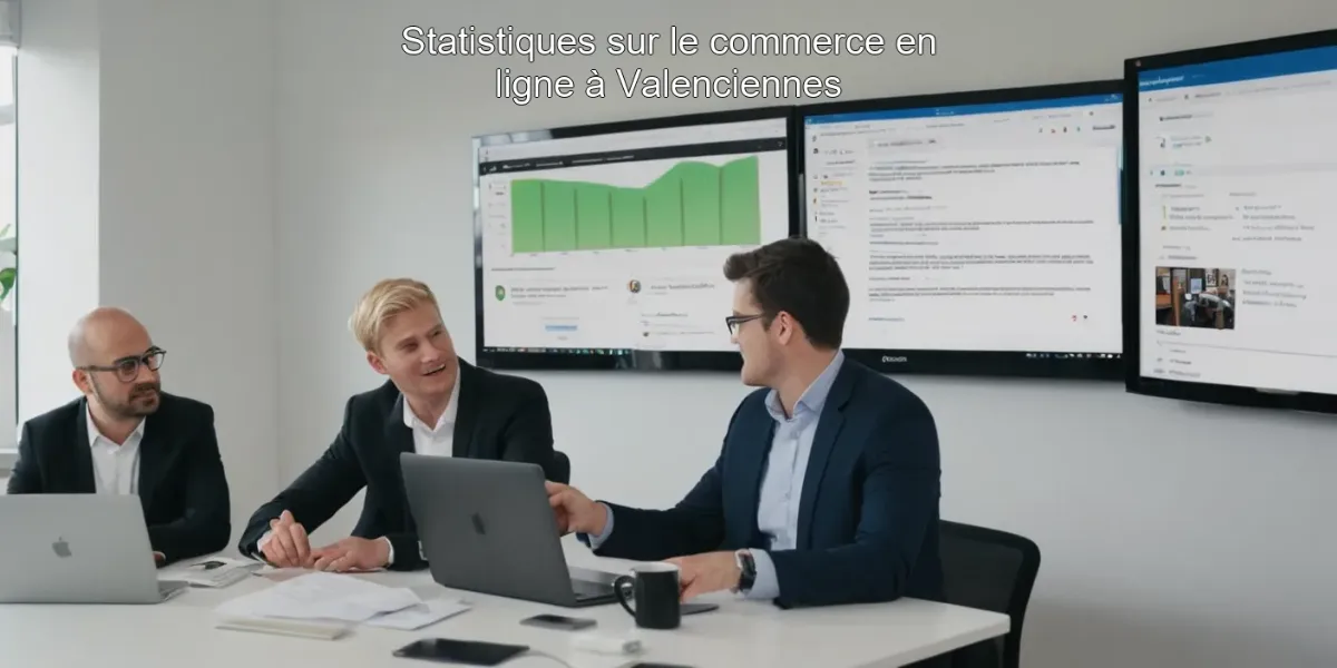 Statistiques sur le commerce en ligne à Valenciennes