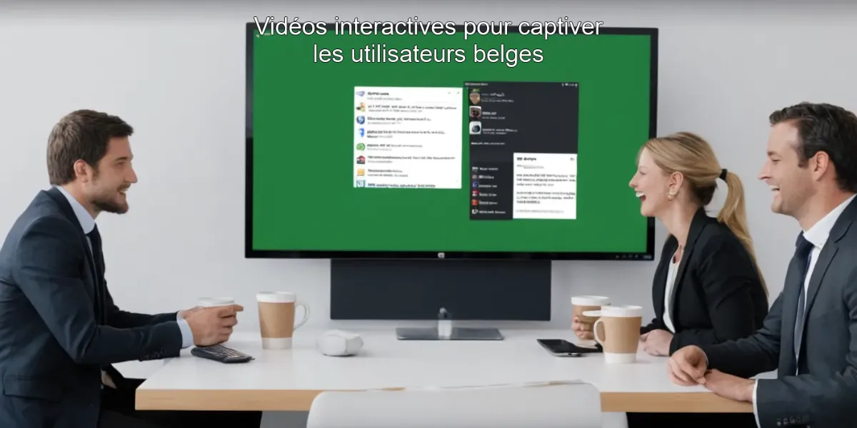 Vidéos interactives pour captiver les utilisateurs belges