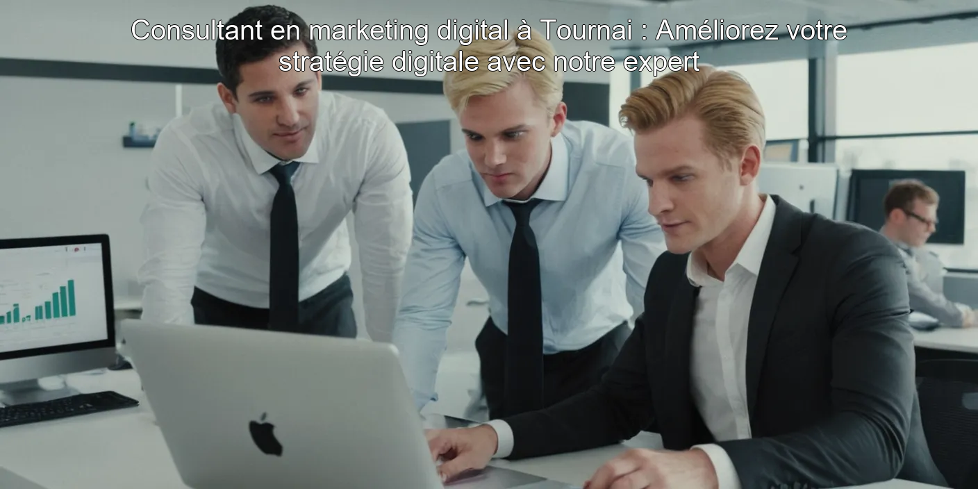 Consultant en marketing digital à Tournai : Améliorez votre stratégie digitale avec notre expert