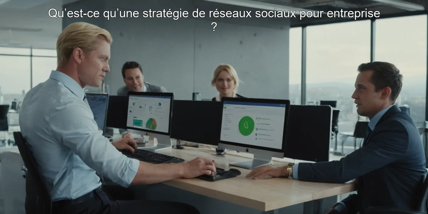 Qu’est-ce qu’une stratégie de réseaux sociaux pour entreprise ?