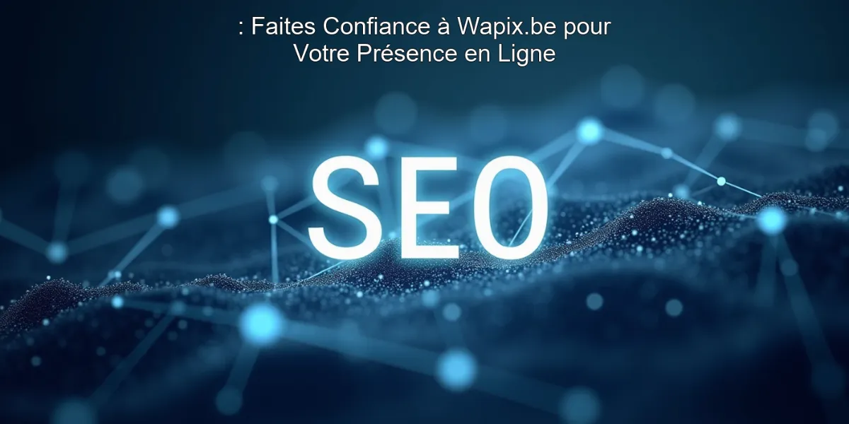 : Faites Confiance à Wapix.be pour Votre Présence en Ligne