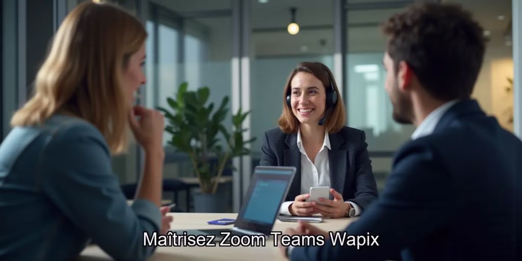 Maîtriser les Plateformes : Zoom et Microsoft Teams avec Wapix.be